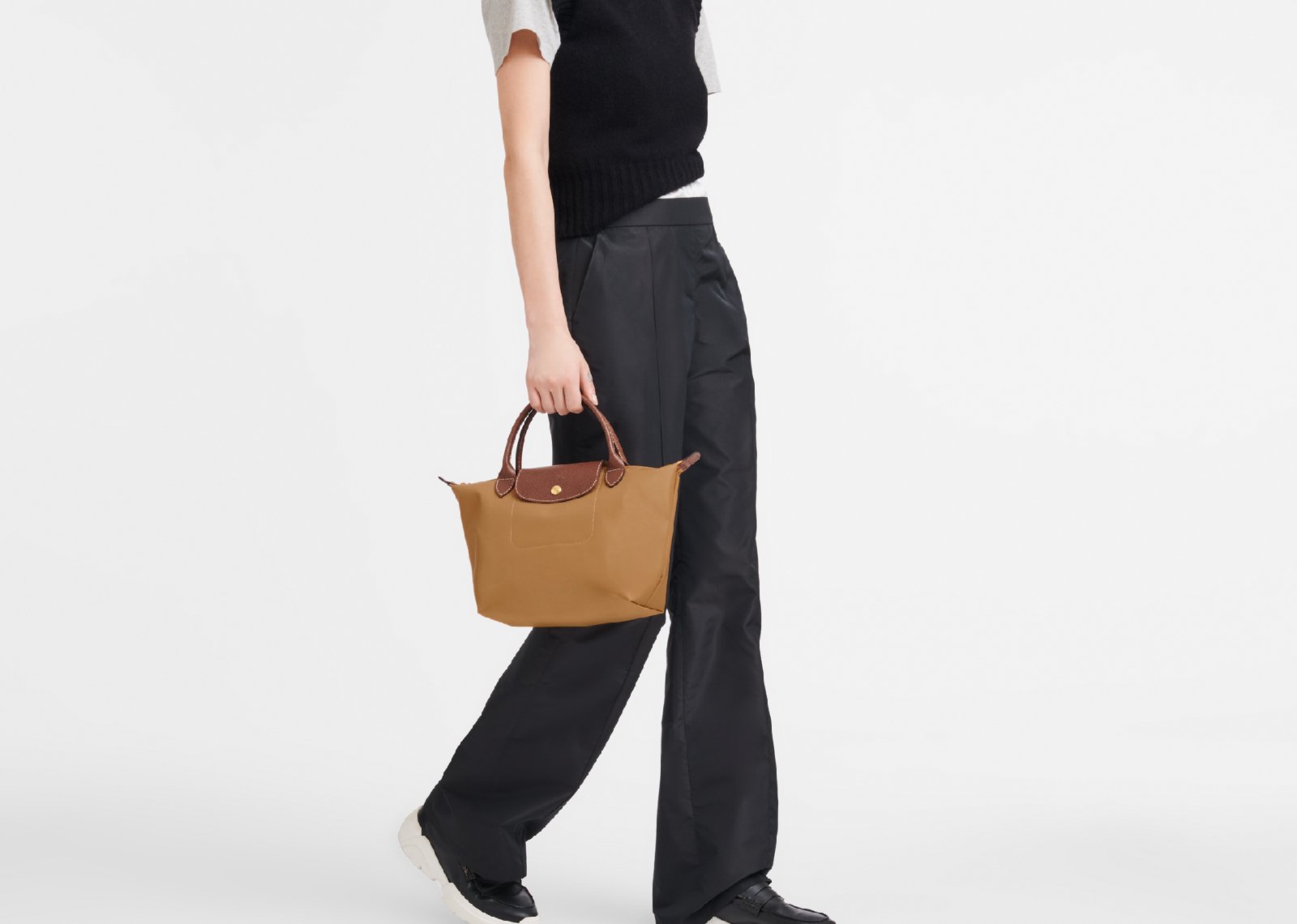 Longchamp Le Pliage Original Small Handbag Fawn