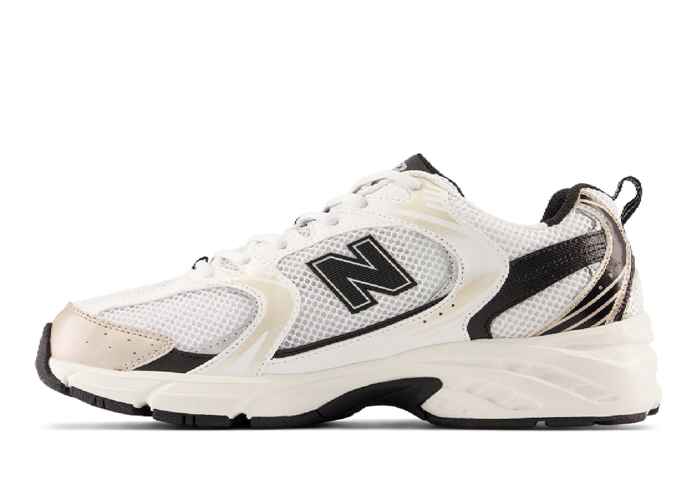 New Balance 530 White Light Gold Metallic