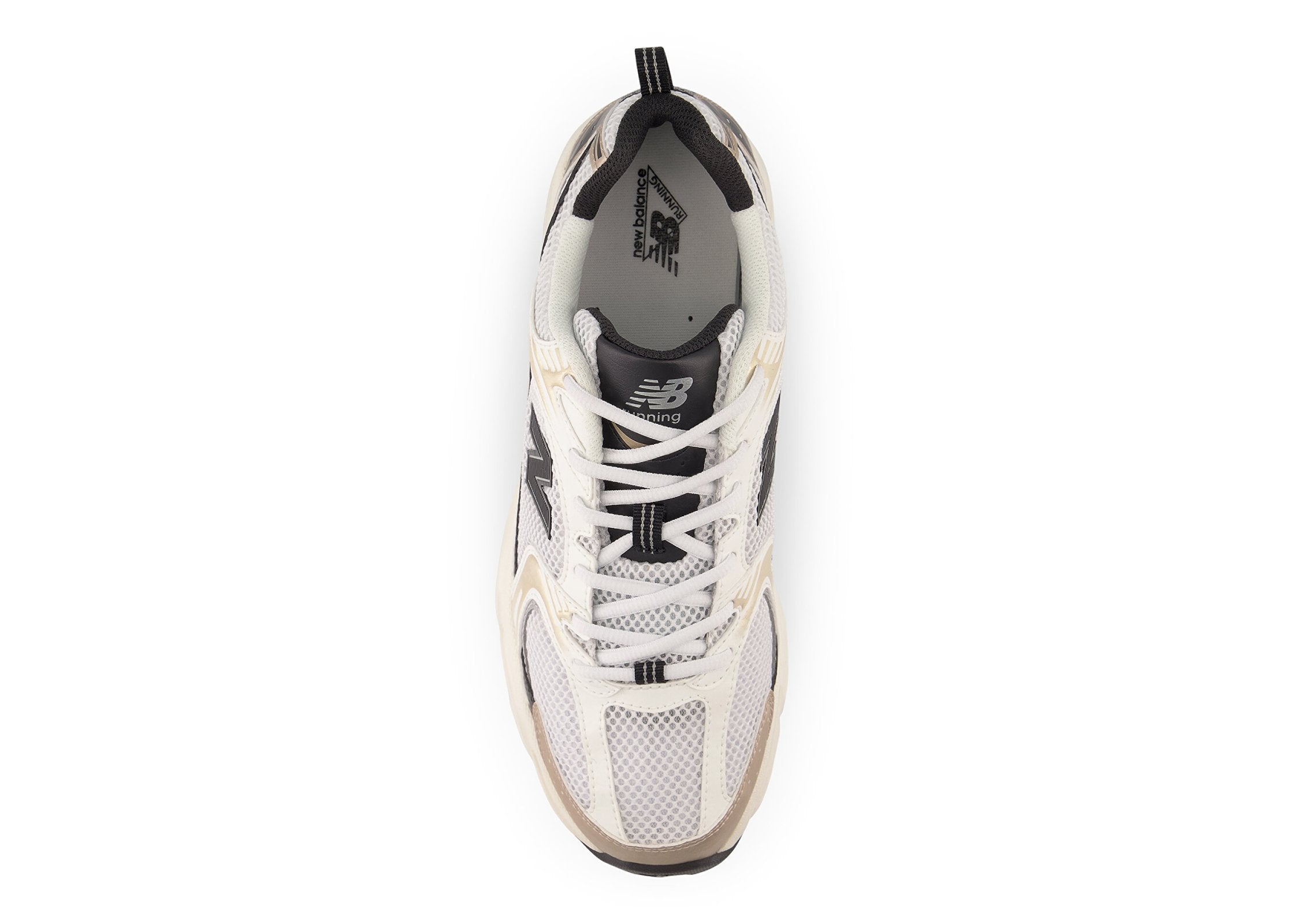 New Balance 530 White Light Gold Metallic
