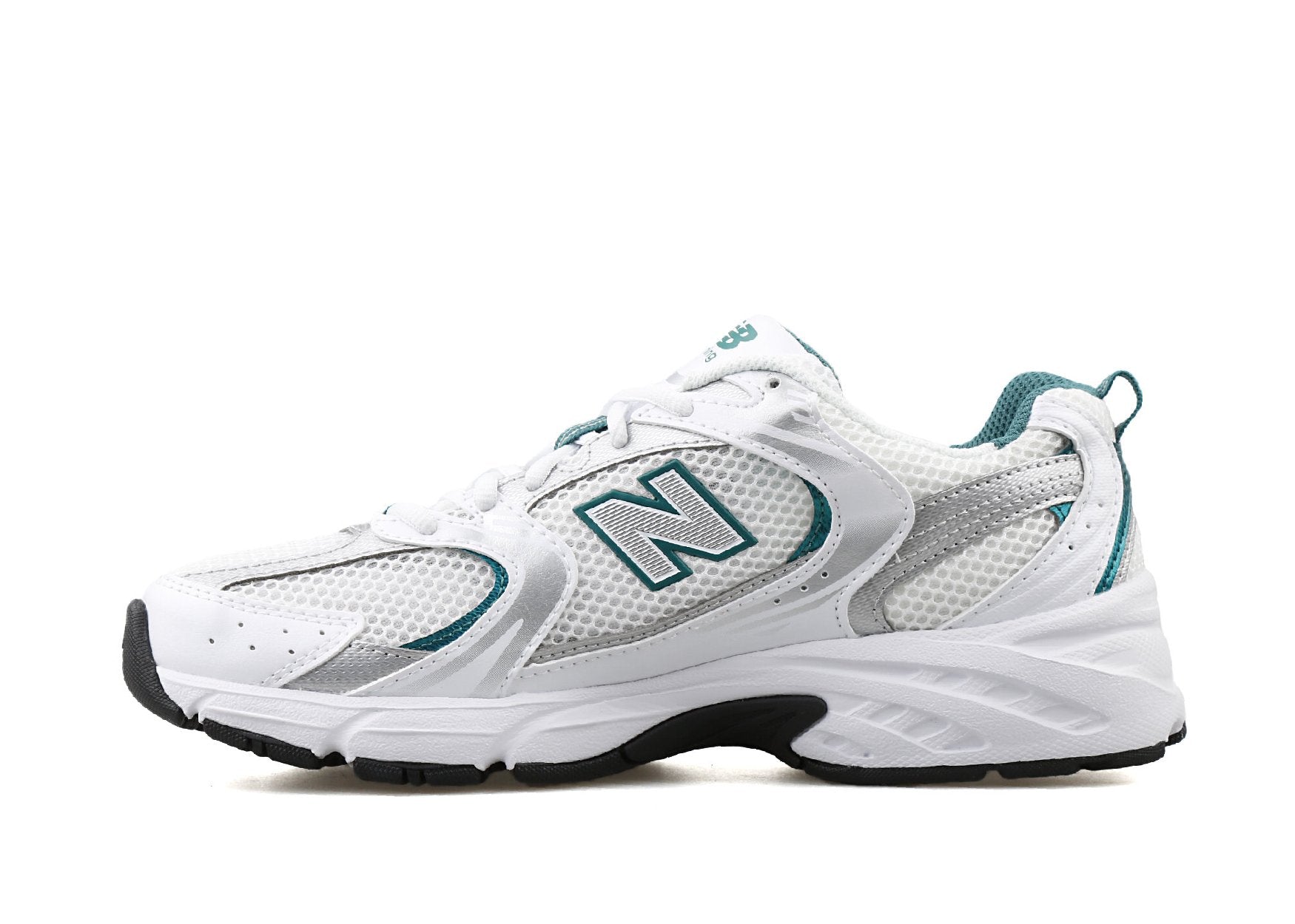 New Balance 530 White Silver Green