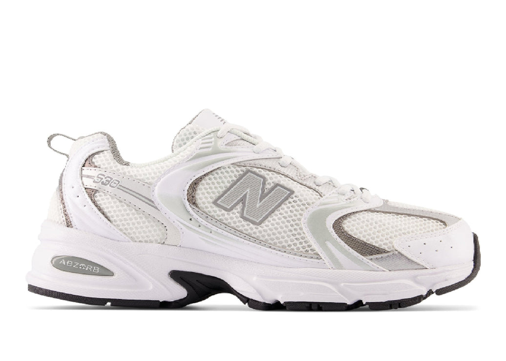 New Balance 530 White Silver Metallic