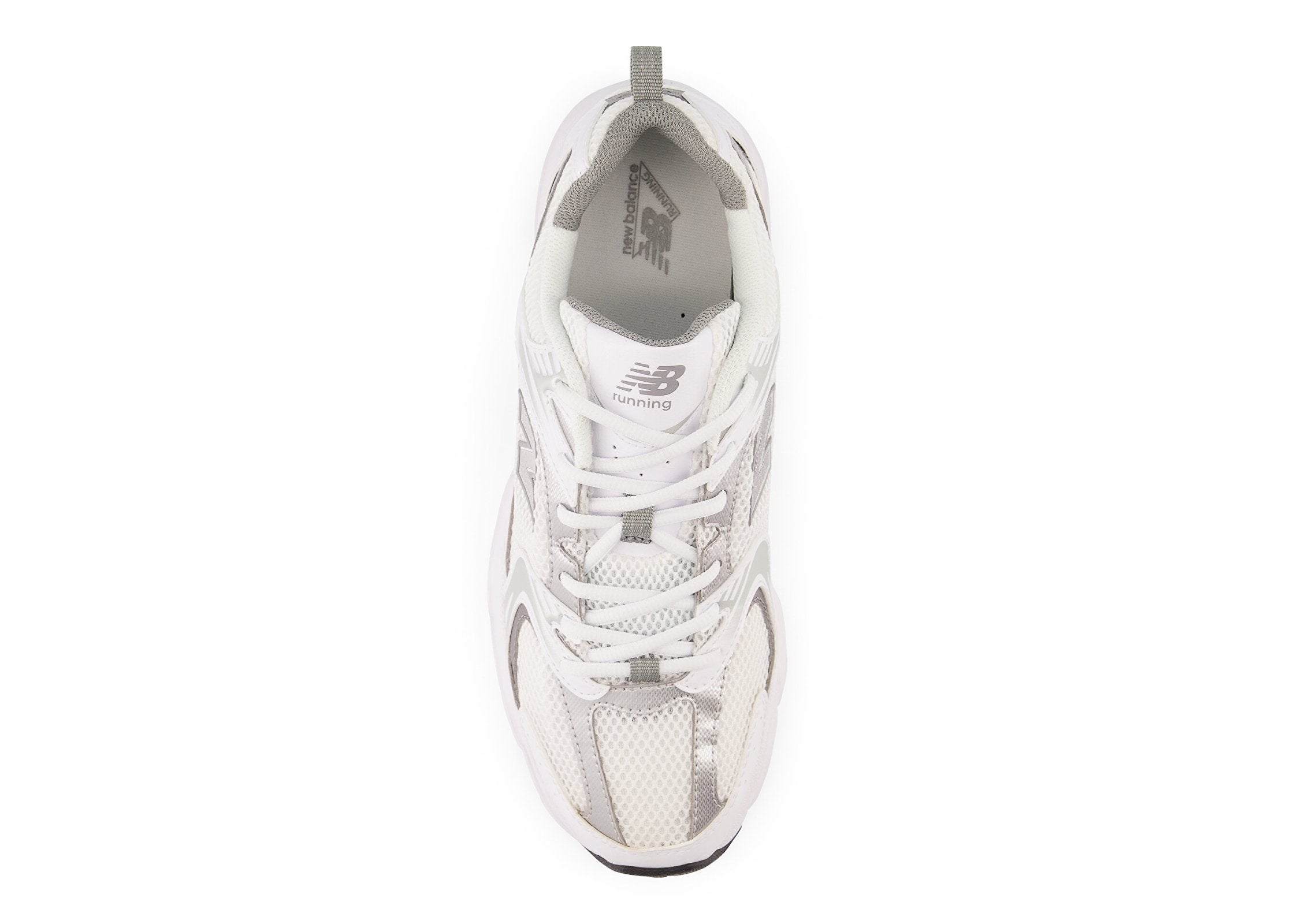 New Balance 530 White Silver Metallic