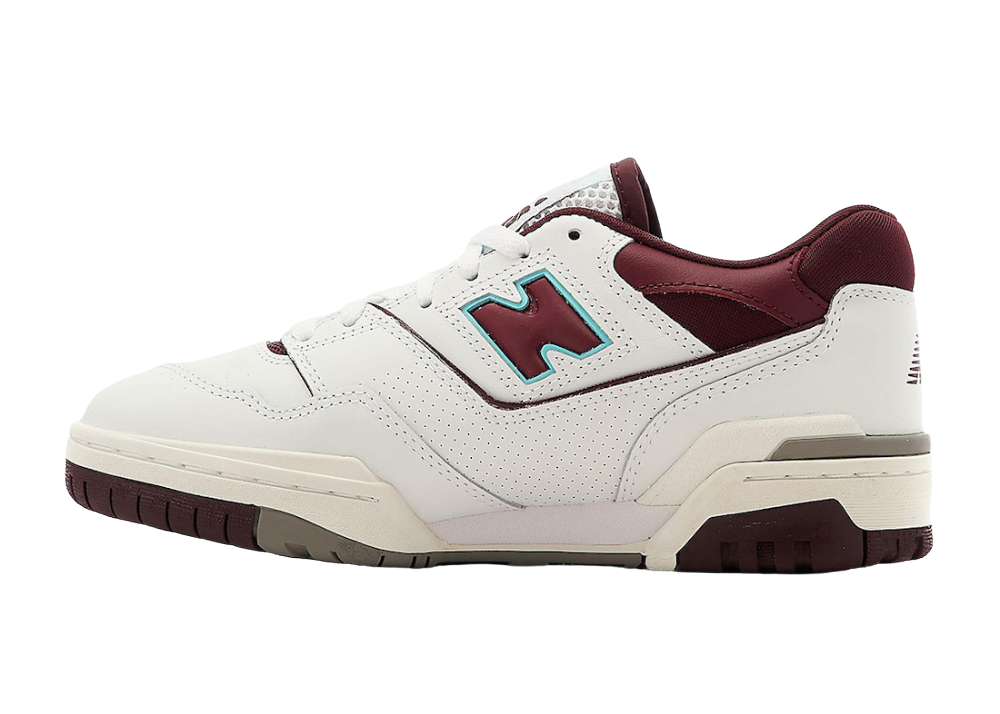 New Balance 550 Burgundy Cyan