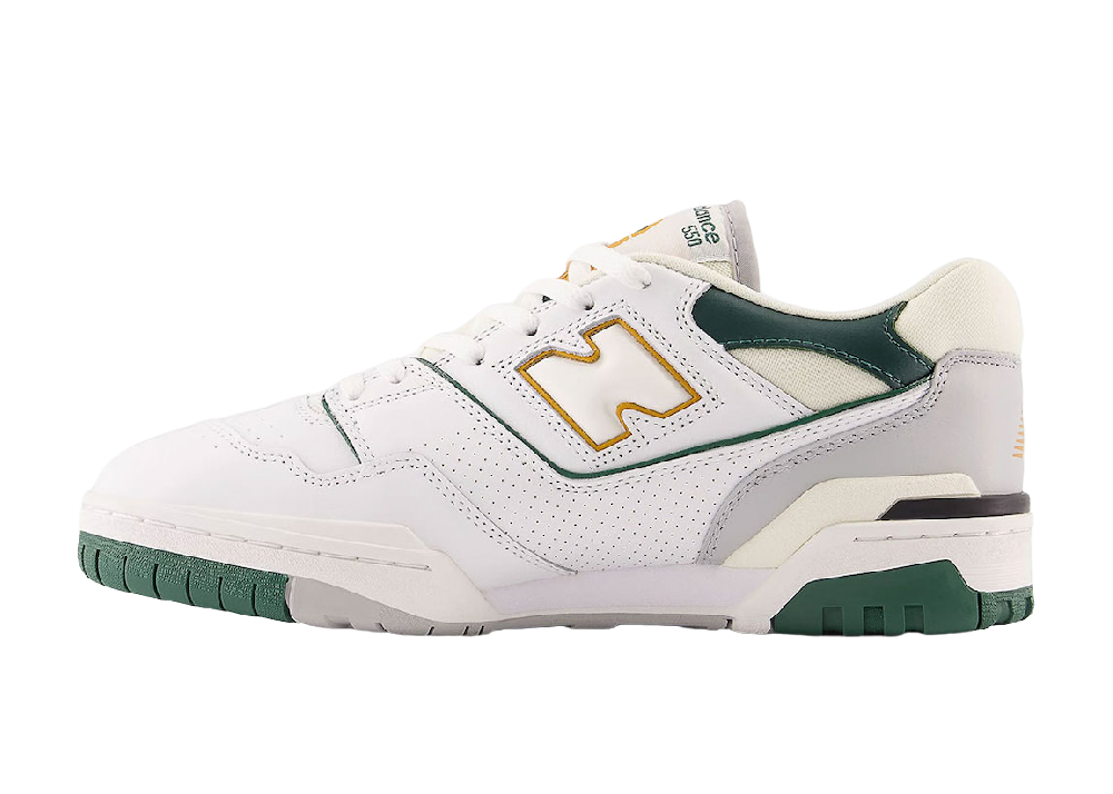 New Balance 550 White Nightwatch Green