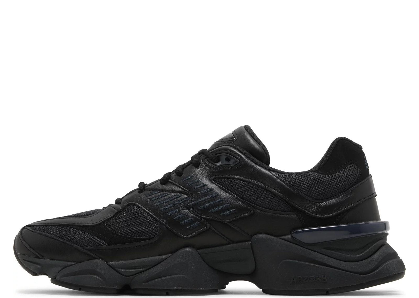 New Balance 9060 Triple Black Leather