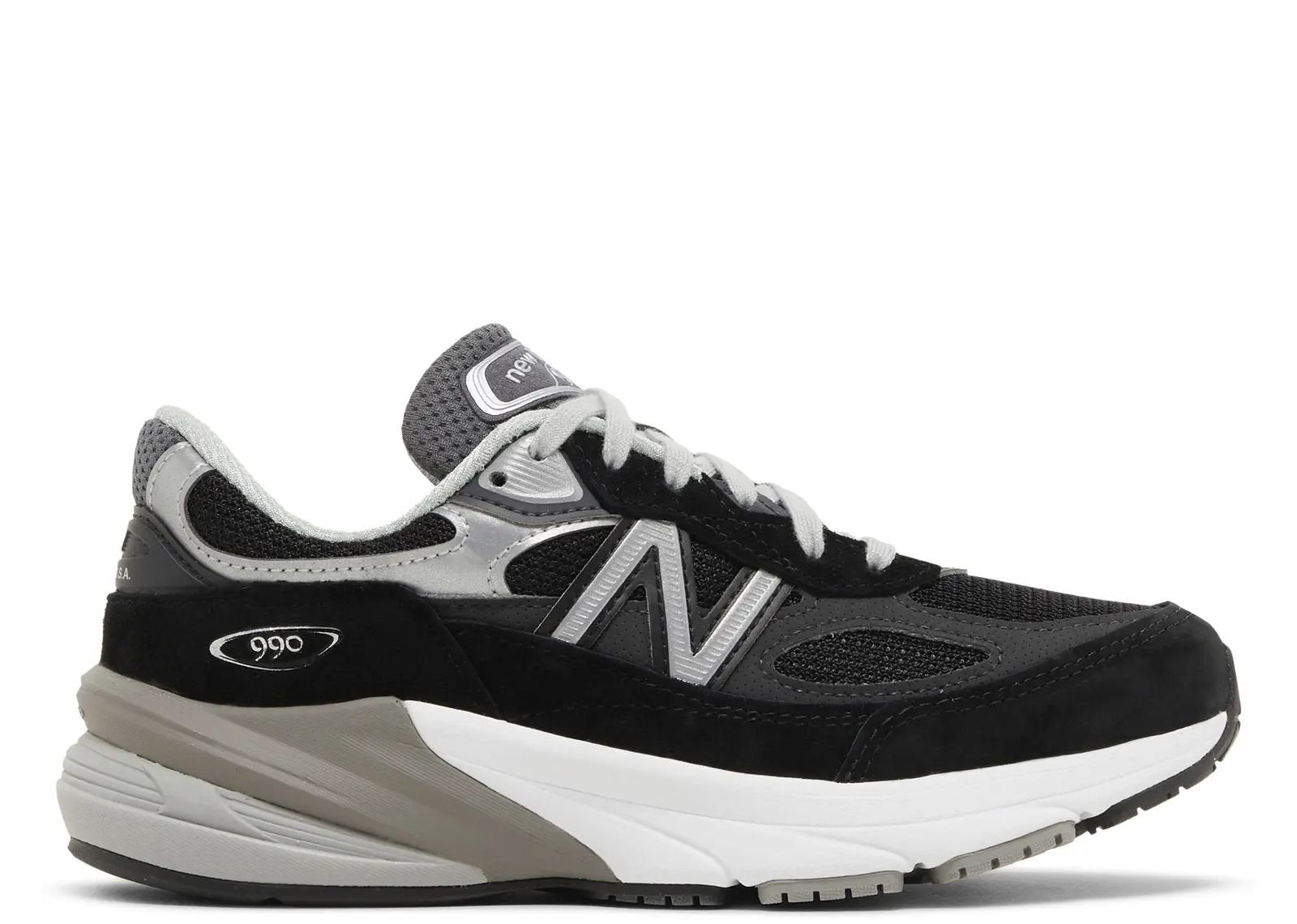 New Balance 990v6 MiUSA Black Grey White (W)