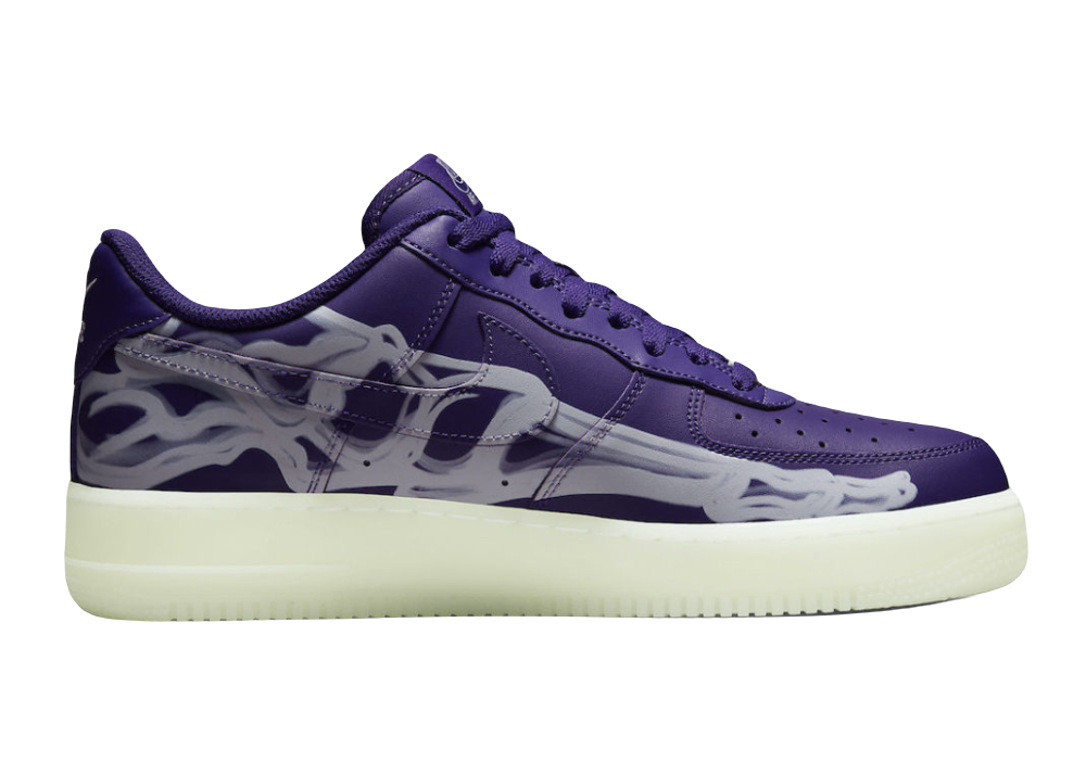 Nike Air Force 1 Low Purple Skeleton Halloween (2021)