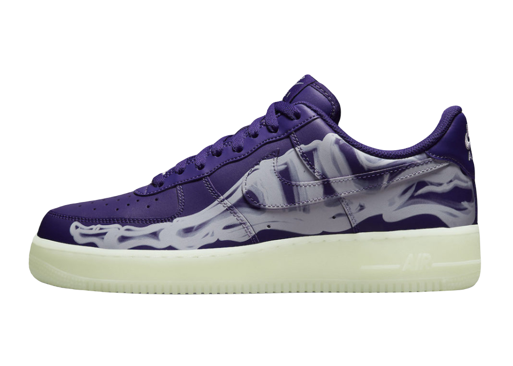 Nike Air Force 1 Low Purple Skeleton Halloween (2021)