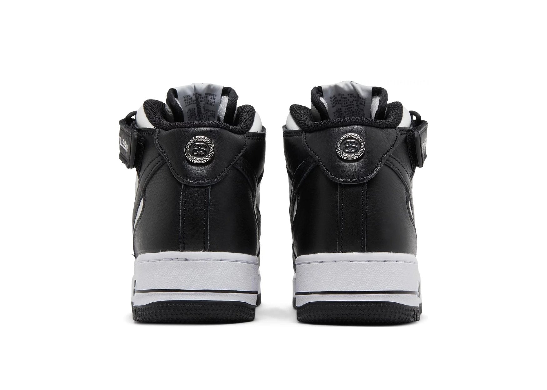 Nike Air Force 1 Mid Stussy Light Bone Black