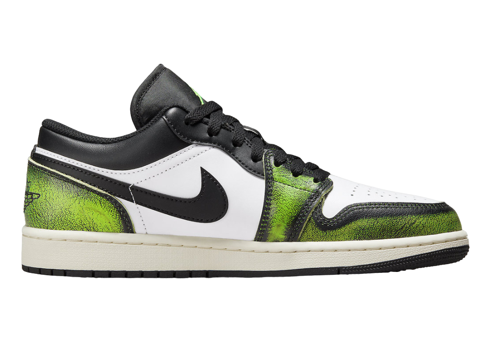 Nike Air Jordan 1 Low Wear Away Electric Green
