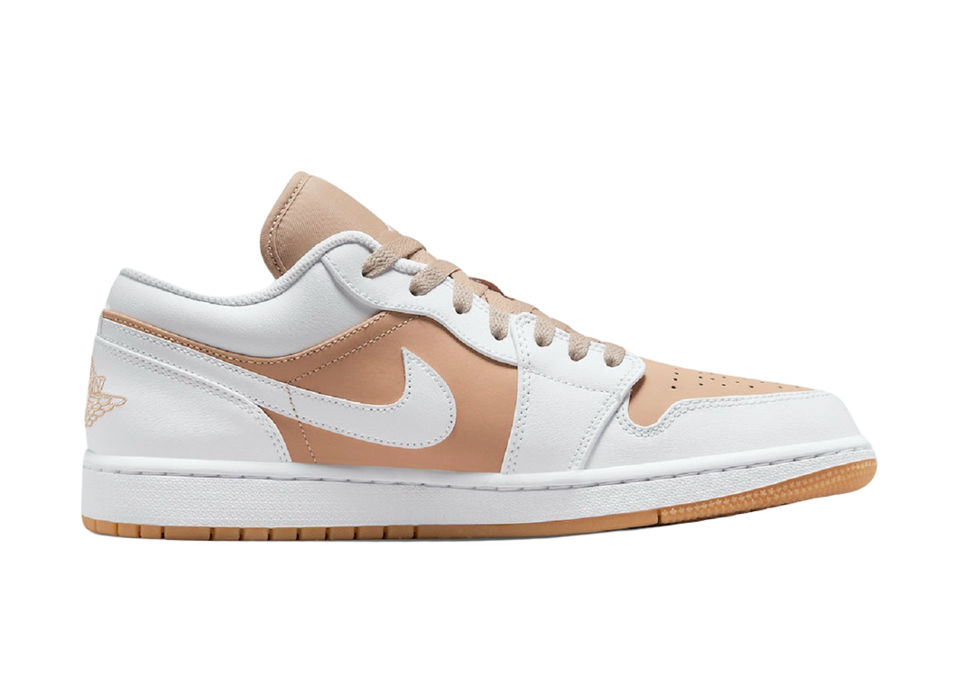 Nike Air Jordan 1 Low White Tan Gum