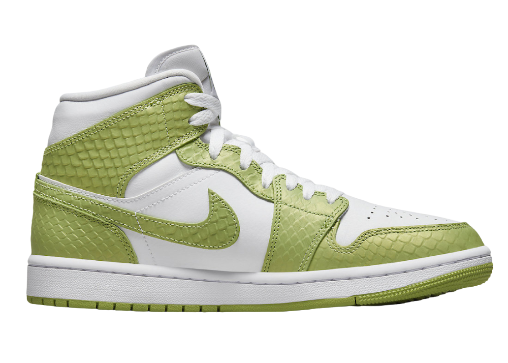 Nike Air Jordan 1 Mid Green Python (W)