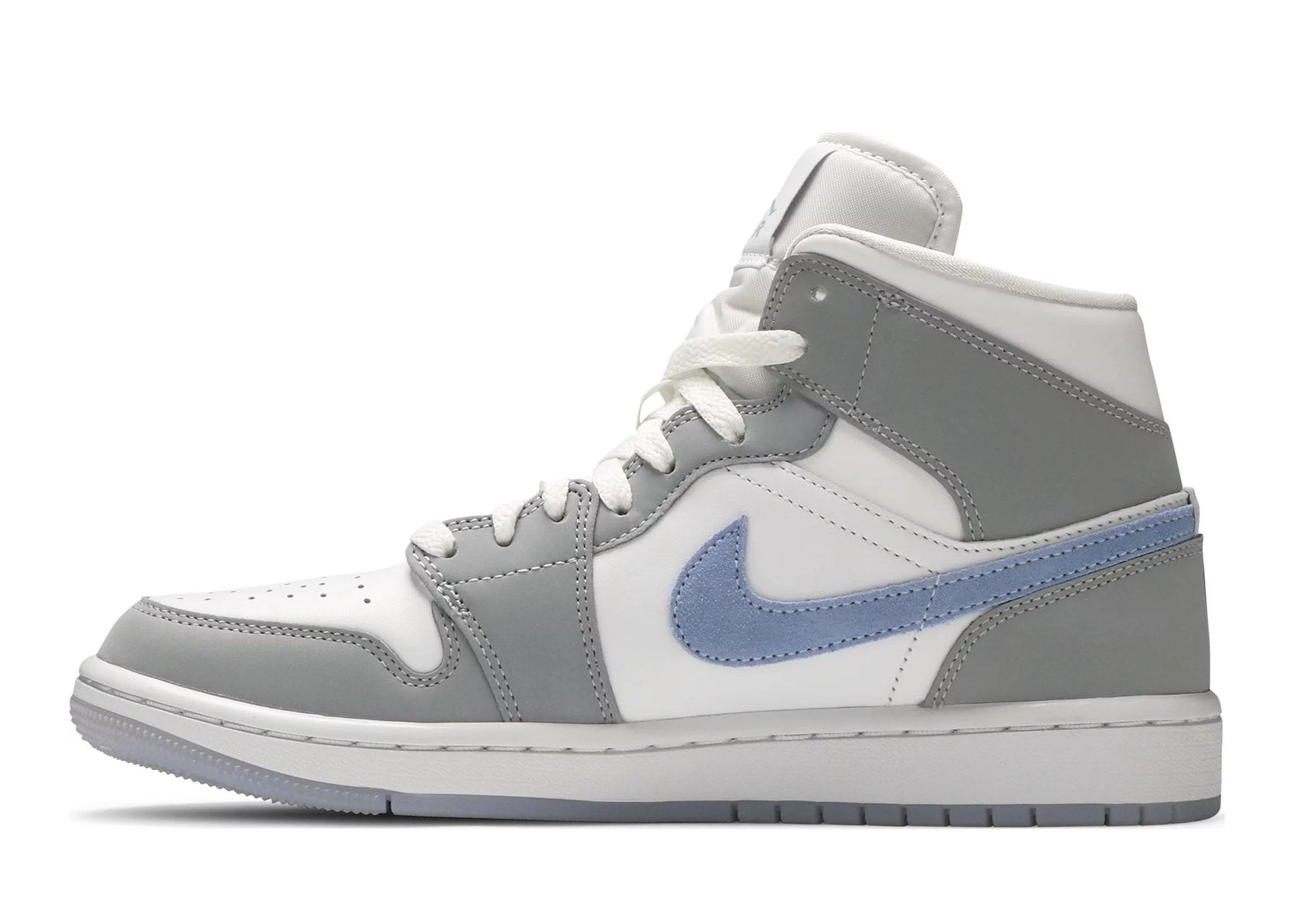 Nike Air Jordan 1 Mid Grey Blue (W)