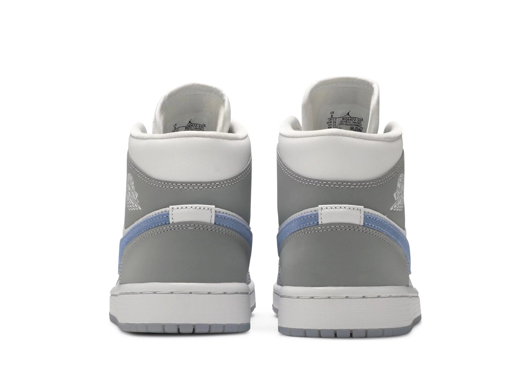 Nike Air Jordan 1 Mid Grey Blue (W)