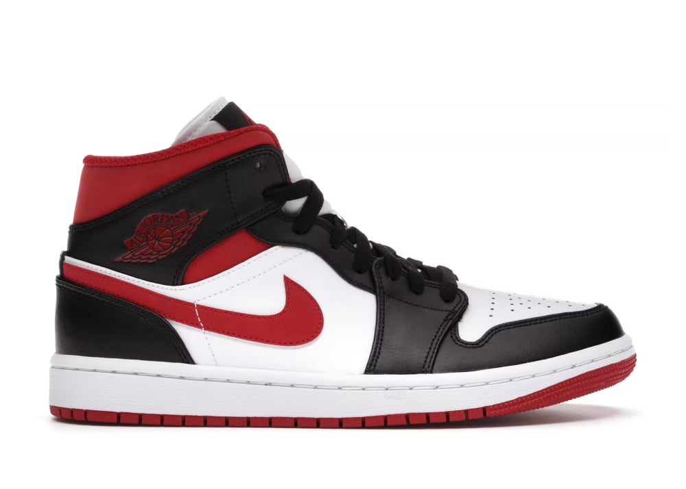 Nike Air Jordan 1 Mid Gym Red Black White
