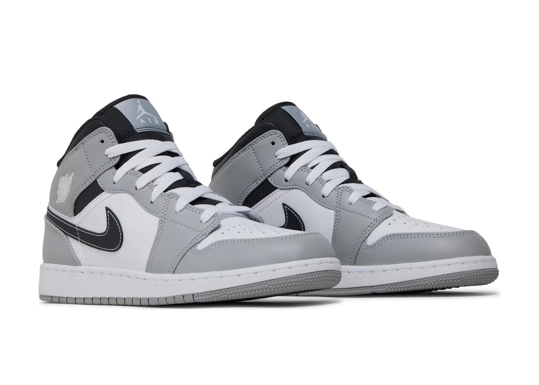 Nike Air Jordan 1 Mid Light Smoke Grey (GS)
