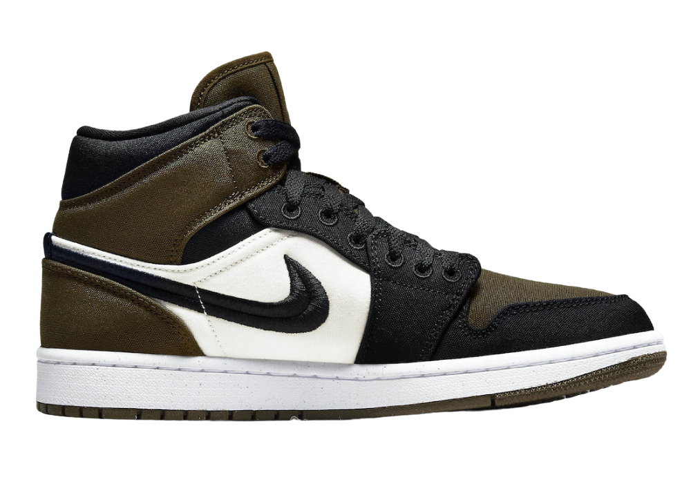 Nike Air Jordan 1 Mid Olive Toe (W)