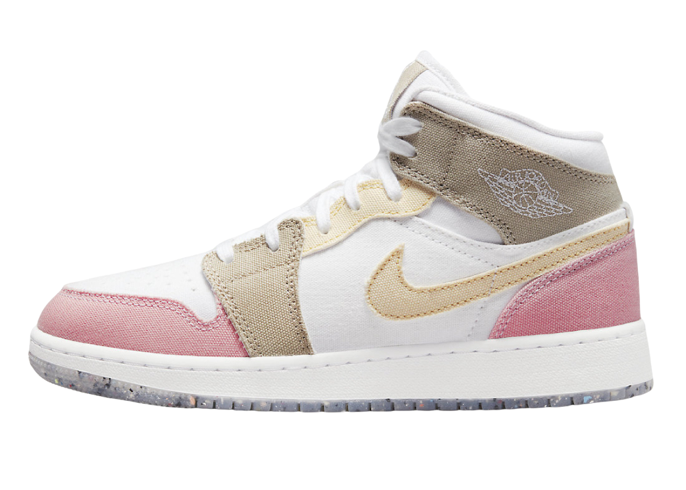 Nike Air Jordan 1 Mid Pastel Grind (GS)
