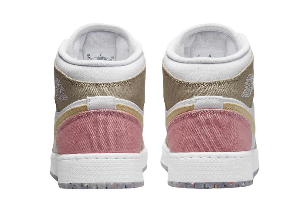 Nike Air Jordan 1 Mid Pastel Grind (GS)