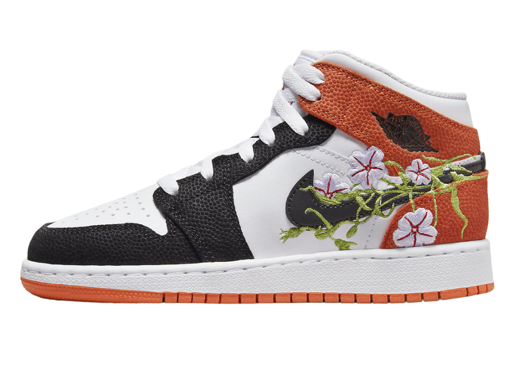 Nike Air Jordan 1 Mid SE Basketball Blossom (GS)