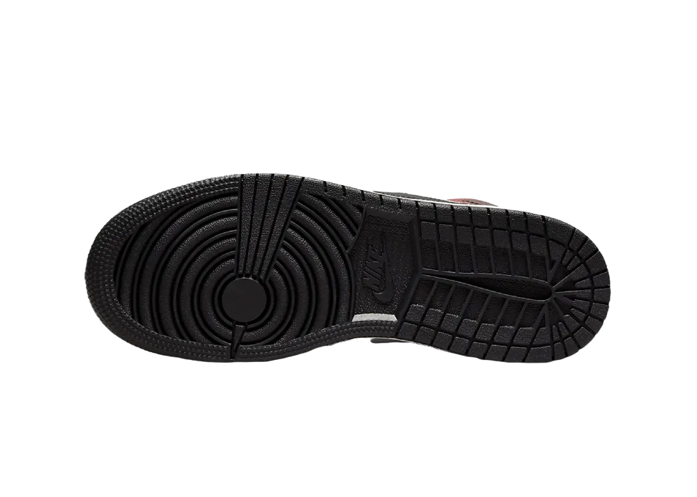 Nike Air Jordan 1 Mid SE Black Infrared 23 (GS)