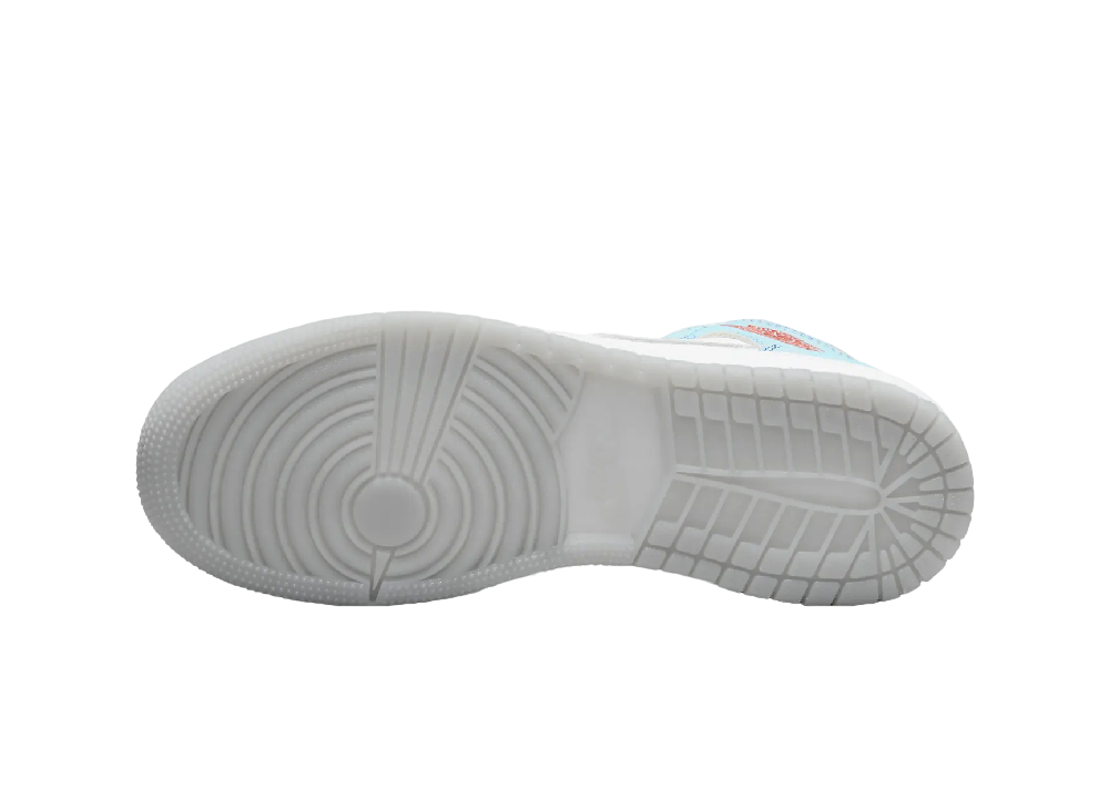 Nike Air Jordan 1 Mid SE French Blue Light Steel (GS)