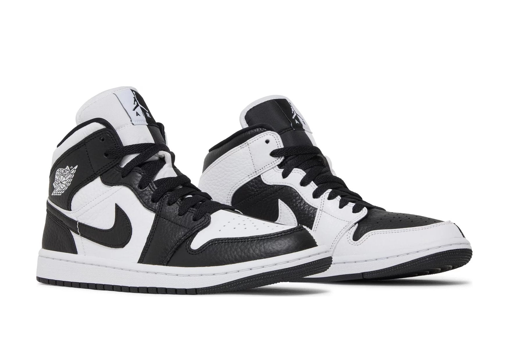 Nike Air Jordan 1 Mid Split Black White (W)