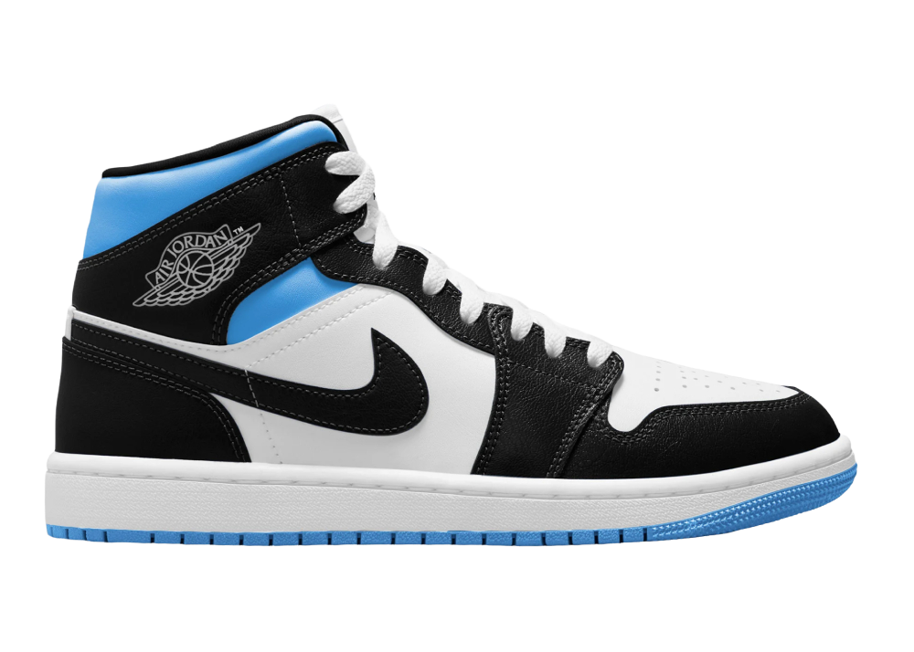 Nike Air Jordan 1 Mid University Black White (W)