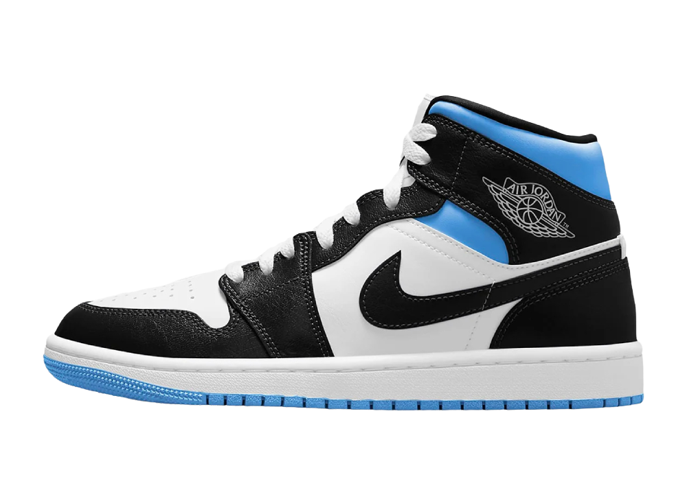 Nike Air Jordan 1 Mid University Black White (W)