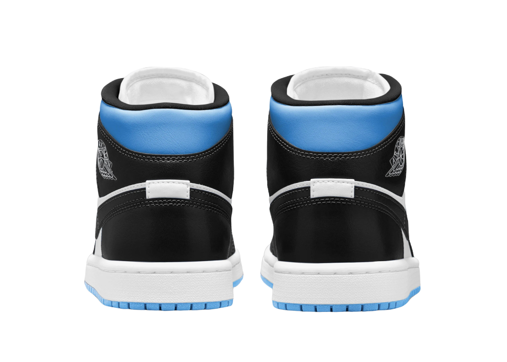 Nike Air Jordan 1 Mid University Black White (W)