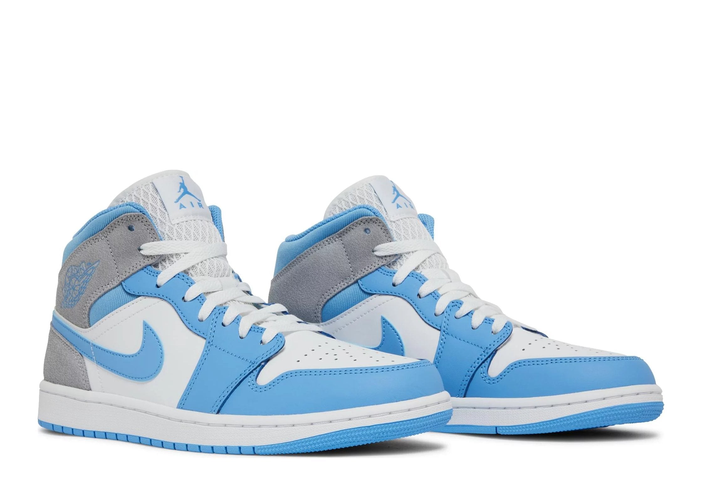 Nike Air Jordan 1 Mid University Blue Grey