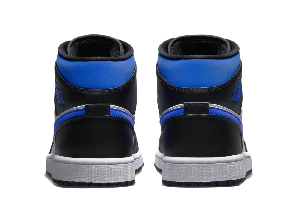 Nike Air Jordan 1 Mid White Black Racer Blue