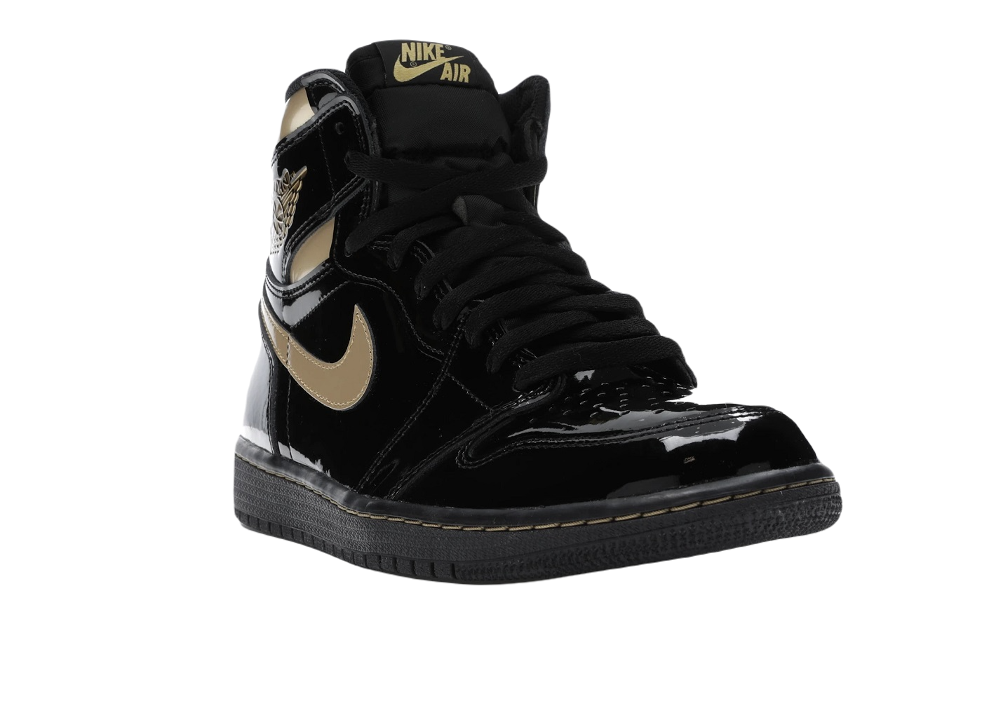 Nike Air Jordan 1 Retro High Black Metallic Gold (2020)