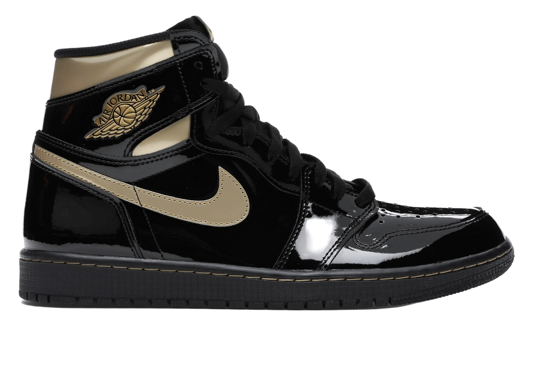 Nike Air Jordan 1 Retro High Black Metallic Gold (2020)