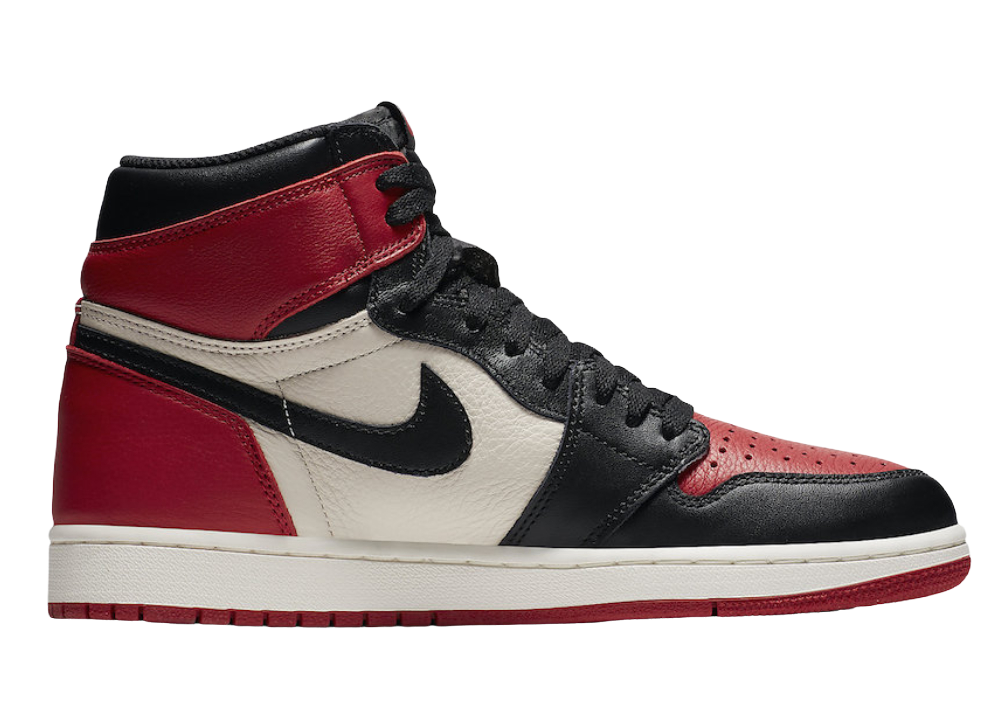 Nike Air Jordan 1 Retro High Bred Toe