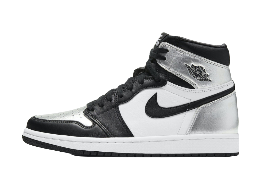Nike Air Jordan 1 Retro High Silver Toe (W)