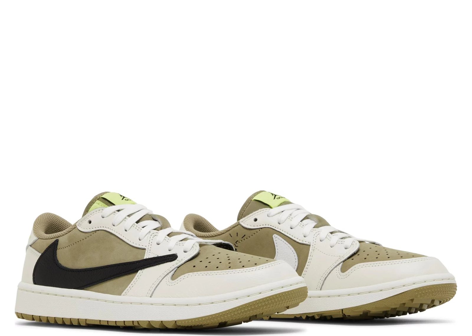 Nike Air Jordan 1 Retro Low Golf Travis Scott Neutral Olive