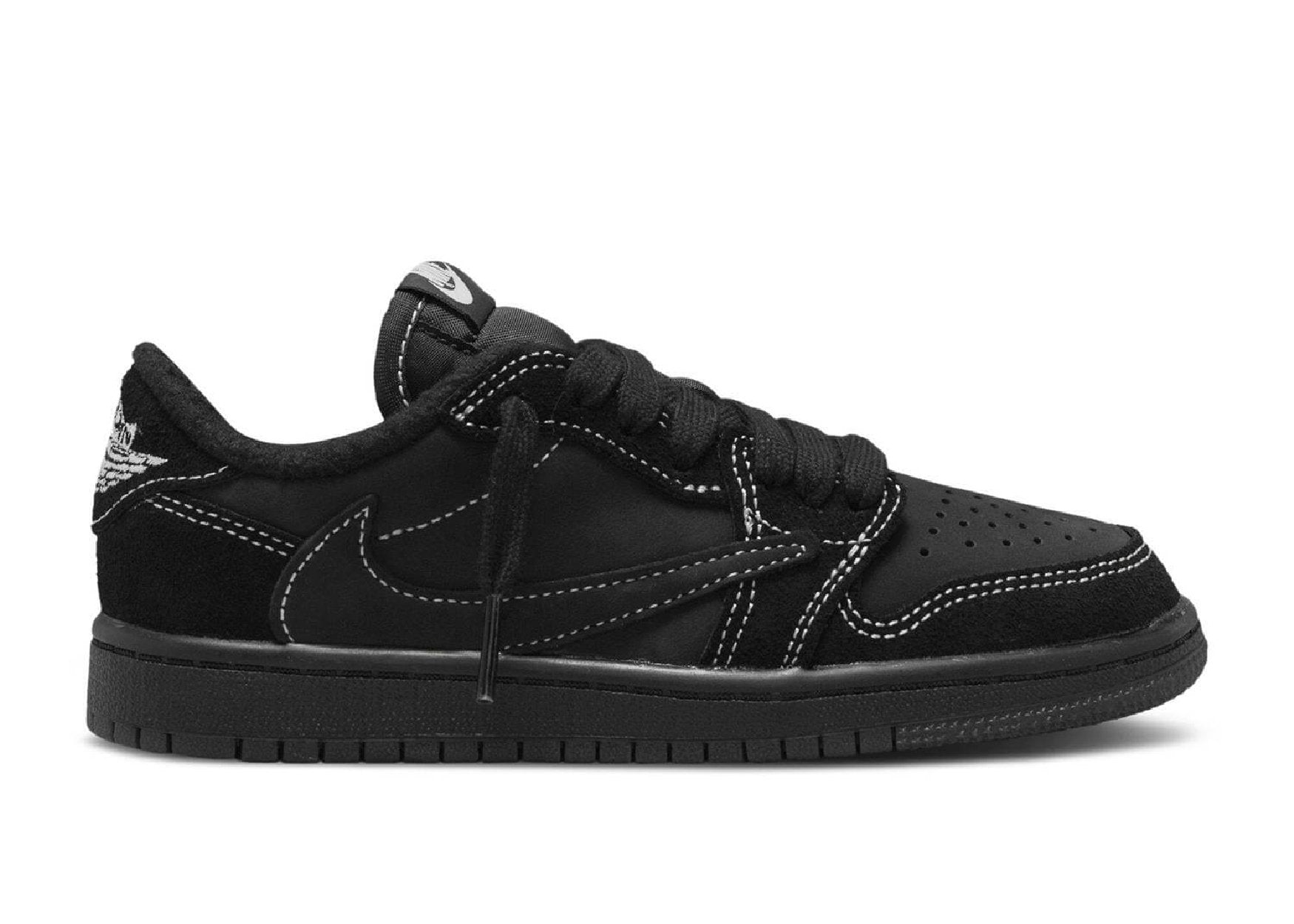 Nike Air Jordan 1 Retro Low OG SP Travis Scott Black Phantom (PS)