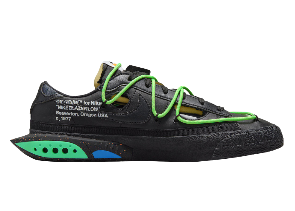Nike Blazer Low Off-White Black Electro Green