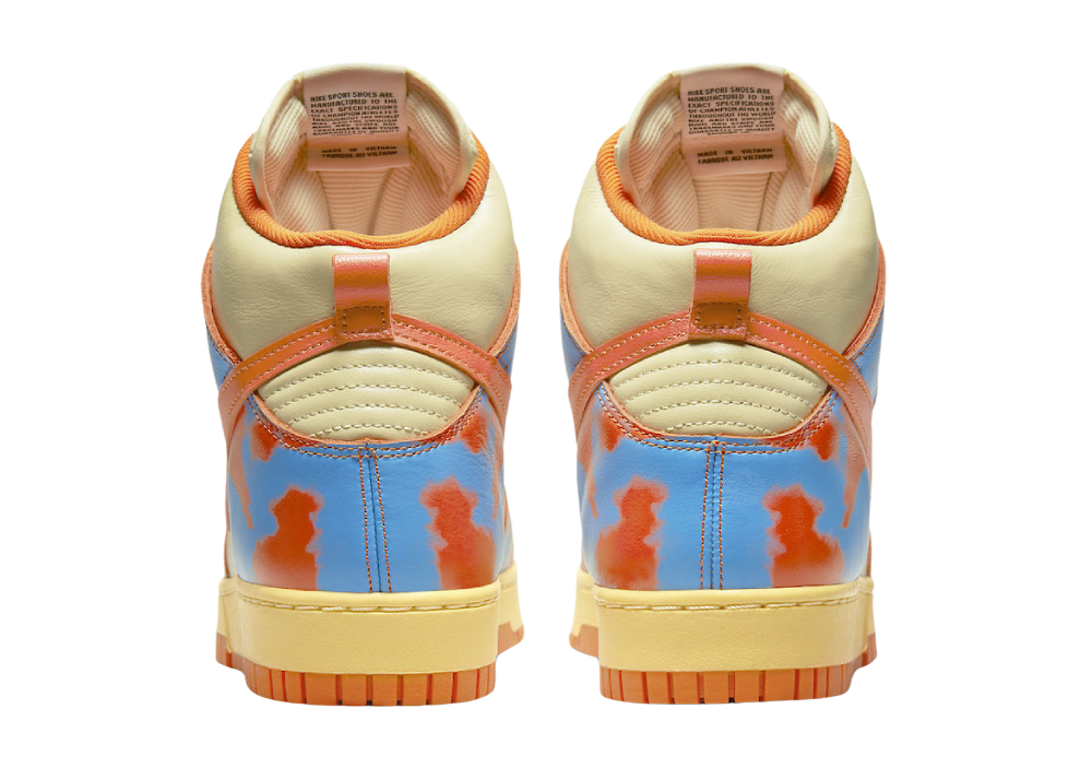 Nike Dunk High 1985 SP Orange Acid Wash