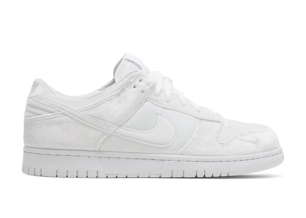 Nike Dunk Low Dover Street Market Triple White Velvet