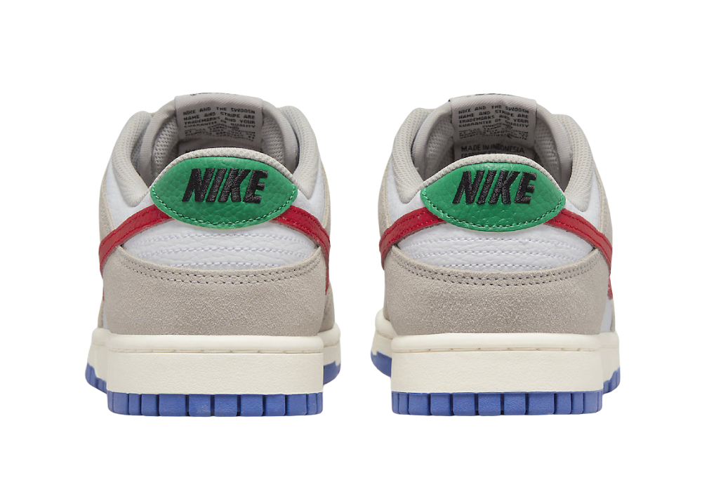 Nike Dunk Low Light Iron Ore Red Blue