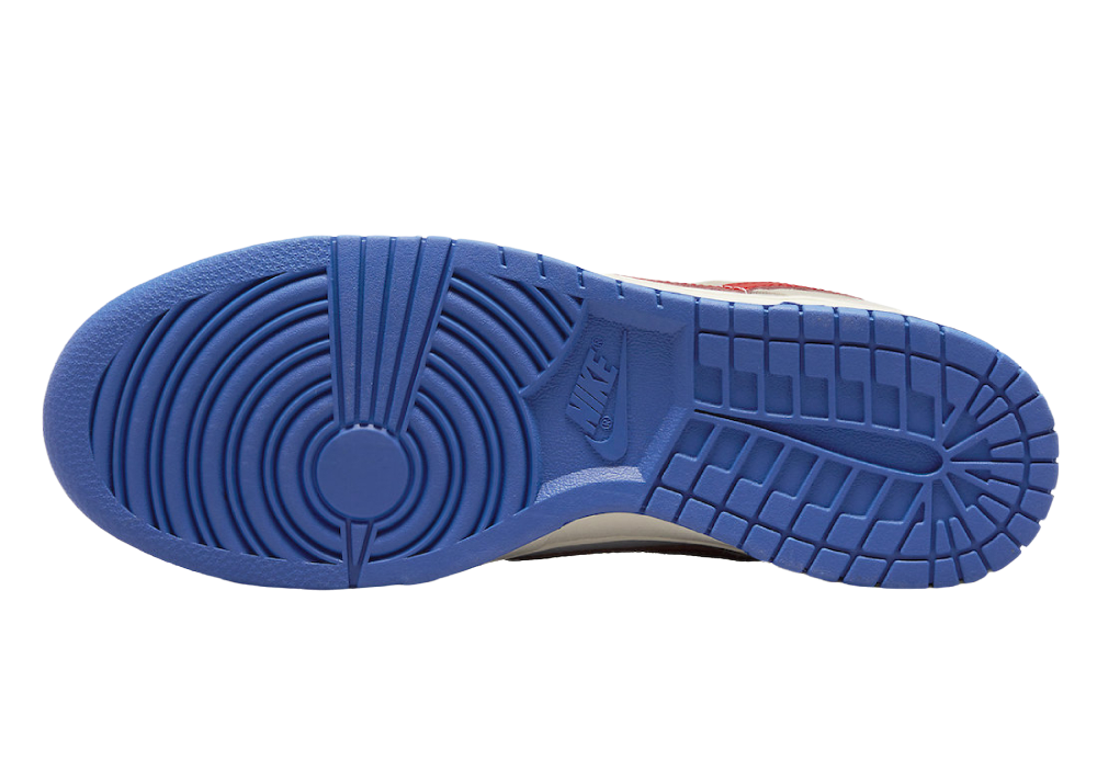 Nike Dunk Low Light Iron Ore Red Blue