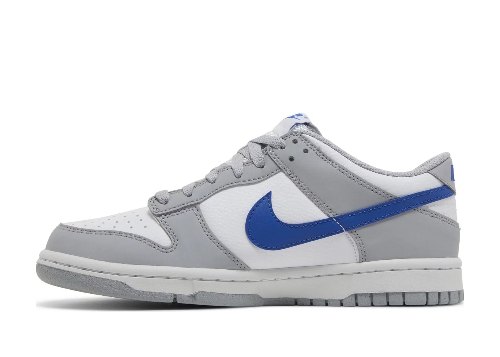 Nike Dunk Low Mini Swoosh Wolf Grey Game Royal (GS)