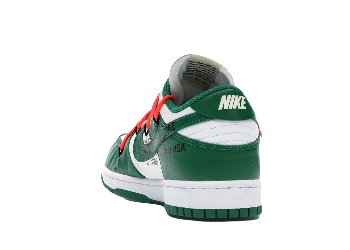 Nike Dunk Low Off-White Pine Green