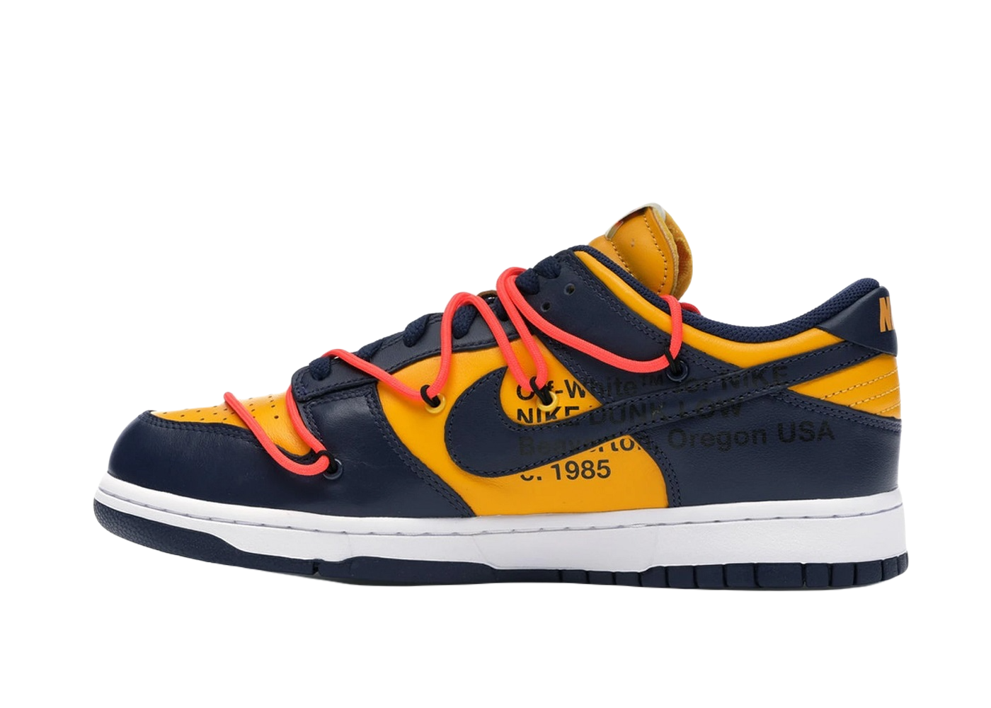 Nike Dunk Low Off-White University Gold Midnight Navy