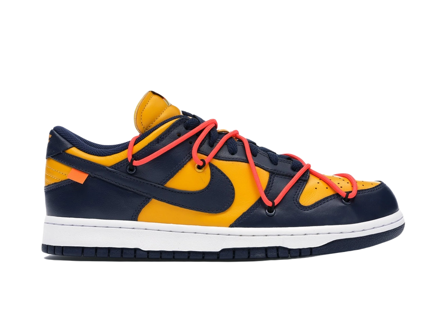 Nike Dunk Low Off-White University Gold Midnight Navy