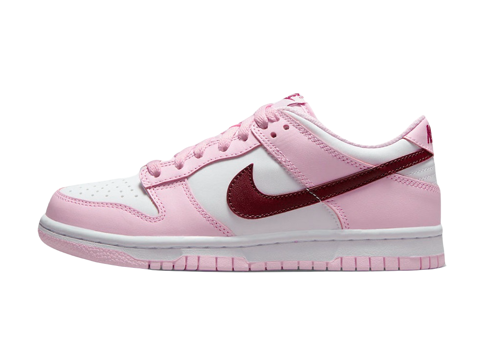 Nike Dunk Low Pink Foam Red White (GS)