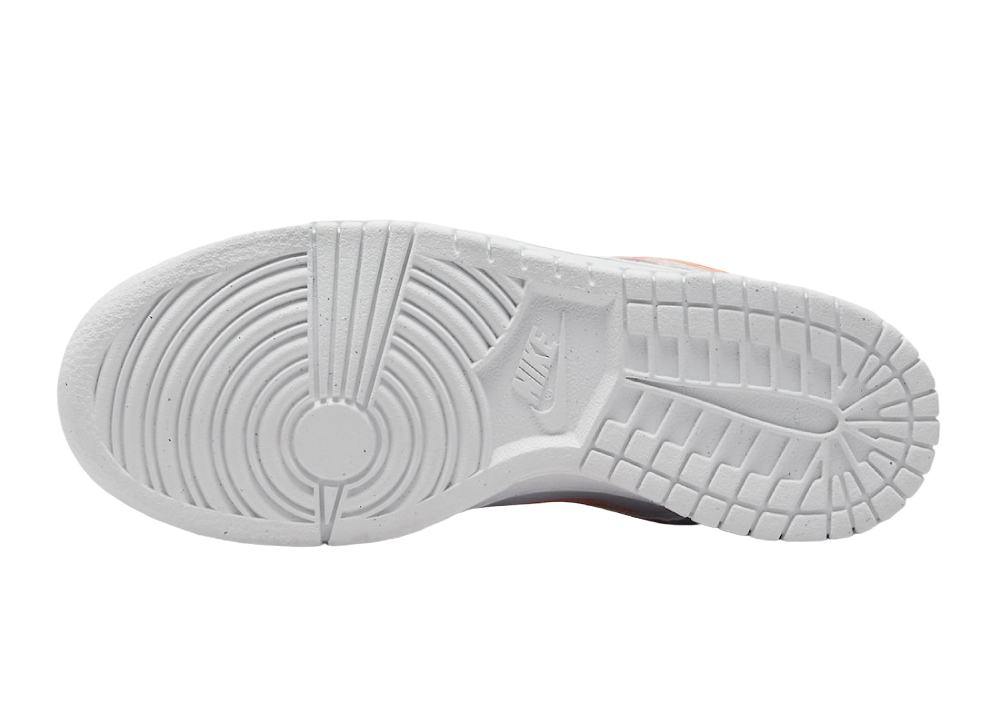 Nike Dunk Low SE 3D Swoosh Pure Platinum Total Orange (GS)