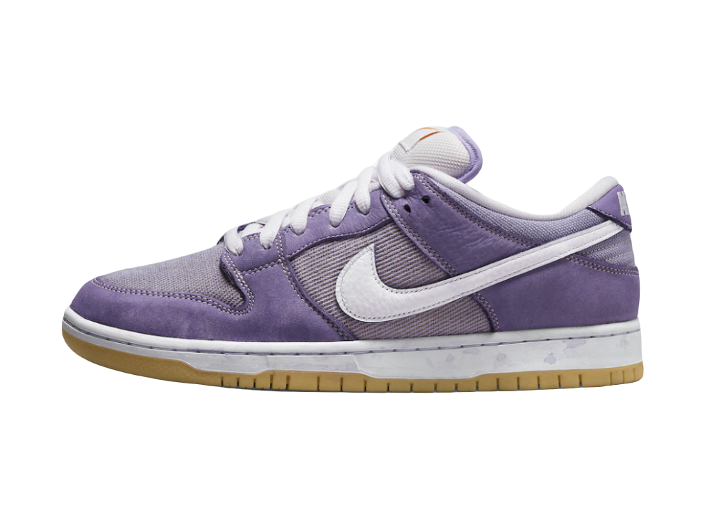 Nike SB Dunk Low Pro ISO Orange Label Unbleached Pack Lilac